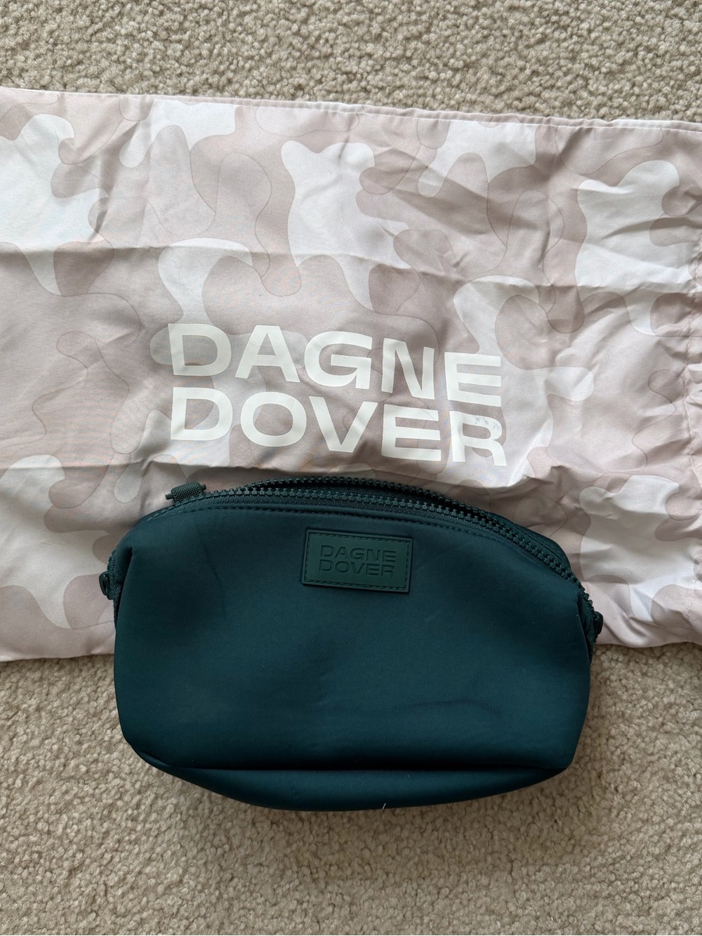 Dagne Dover Small Zip Pouch - Deep Teal